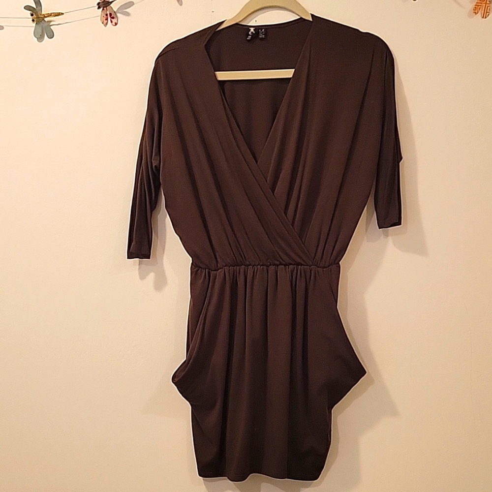 Cute Chocolate Mini Dress
